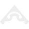 Ekena Millwork Pitch Northwest Architectural Grade PVC Gable Pediment, 60"W x 35"H x 1"P (14/12) GPP060X035X100NOR - alternate 5